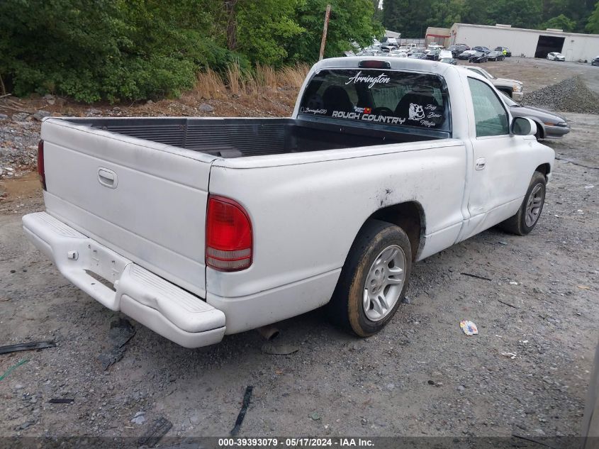 1998 Dodge Dakota VIN: 1B7FL26X7WS586596 Lot: 39393079