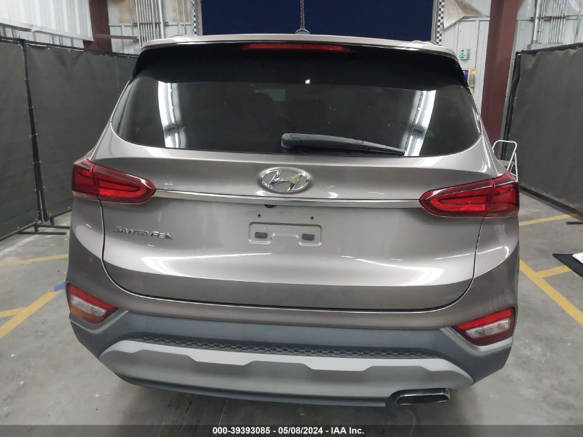 2019 Hyundai Santa Fe Se VIN: 5NMS23AD7KH081877 Lot: 39393085