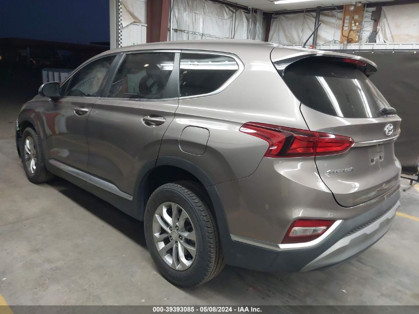 2019 Hyundai Santa Fe Se VIN: 5NMS23AD7KH081877 Lot: 39393085