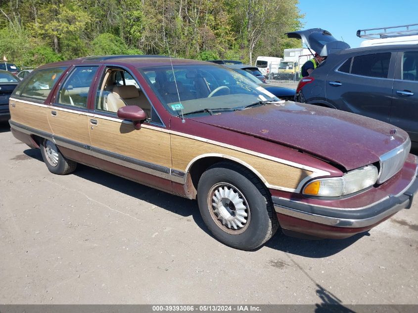 1991 Buick Roadmaster Estate VIN: 1G4BR83E2MW402914 Lot: 39393086