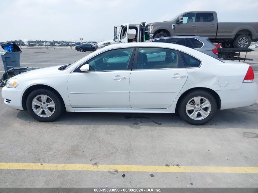 2015 Chevrolet Impala Limited Ls VIN: 2G1WA5E35F1141871 Lot: 39393090