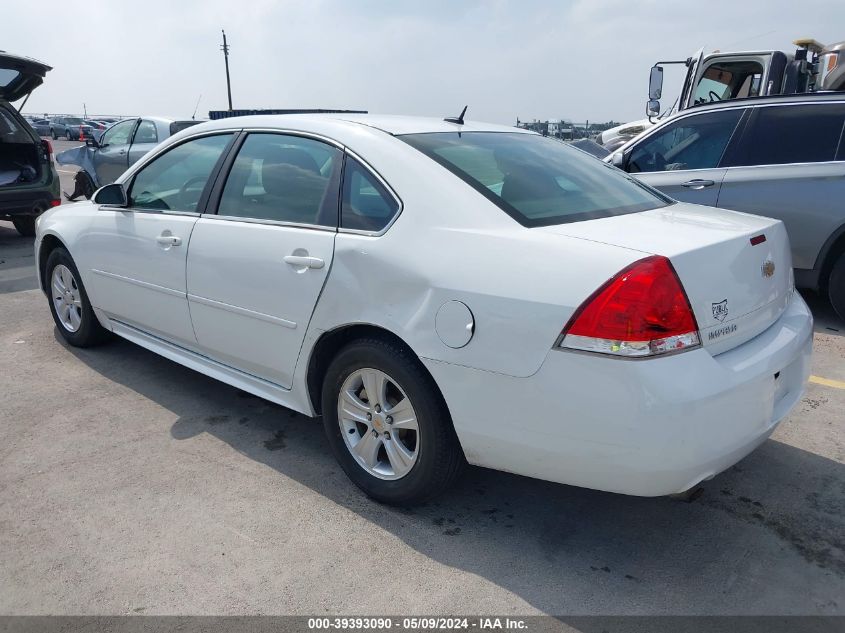 2015 Chevrolet Impala Limited Ls VIN: 2G1WA5E35F1141871 Lot: 39393090