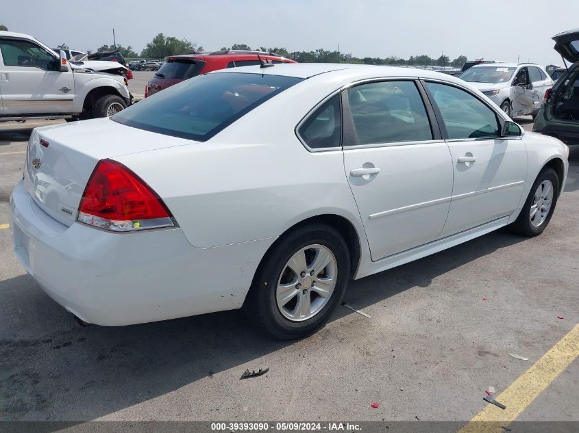 2015 Chevrolet Impala Limited Ls VIN: 2G1WA5E35F1141871 Lot: 39393090