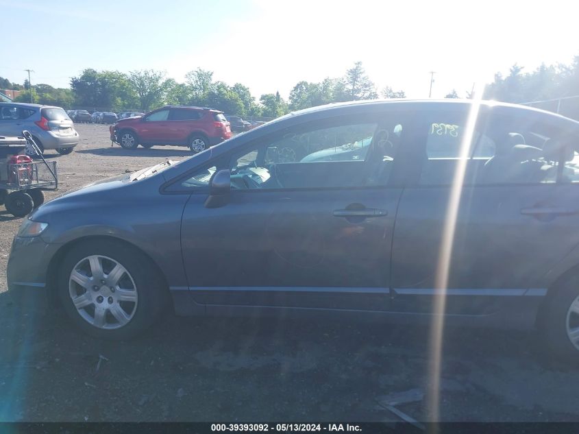 2009 Honda Civic Lx VIN: 2HGFA16529H348960 Lot: 39393092