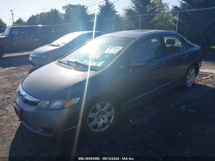 2009 Honda Civic Lx VIN: 2HGFA16529H348960 Lot: 39393092