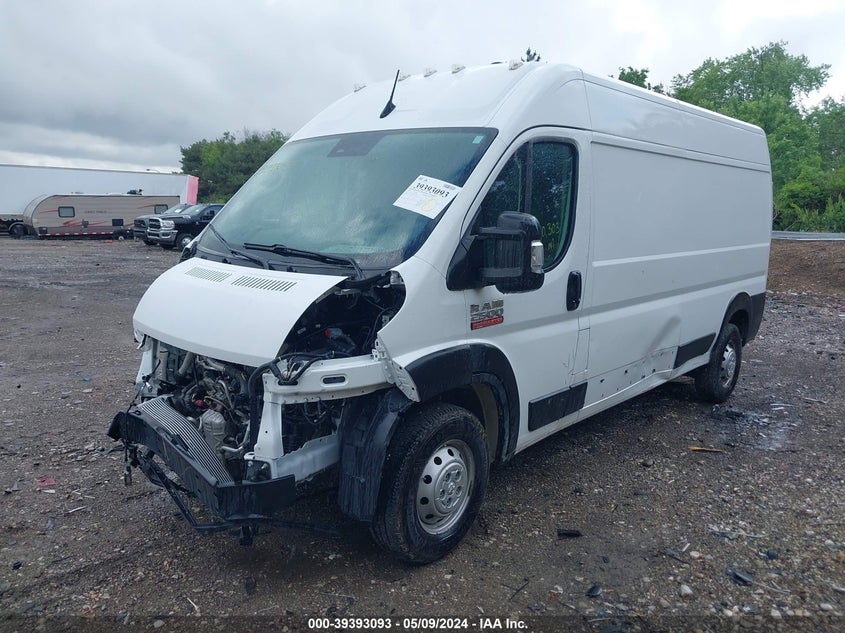 2022 Ram Promaster 2500 High Roof 159 Wb VIN: 3C6LRVDG0NE134312 Lot: 39393093