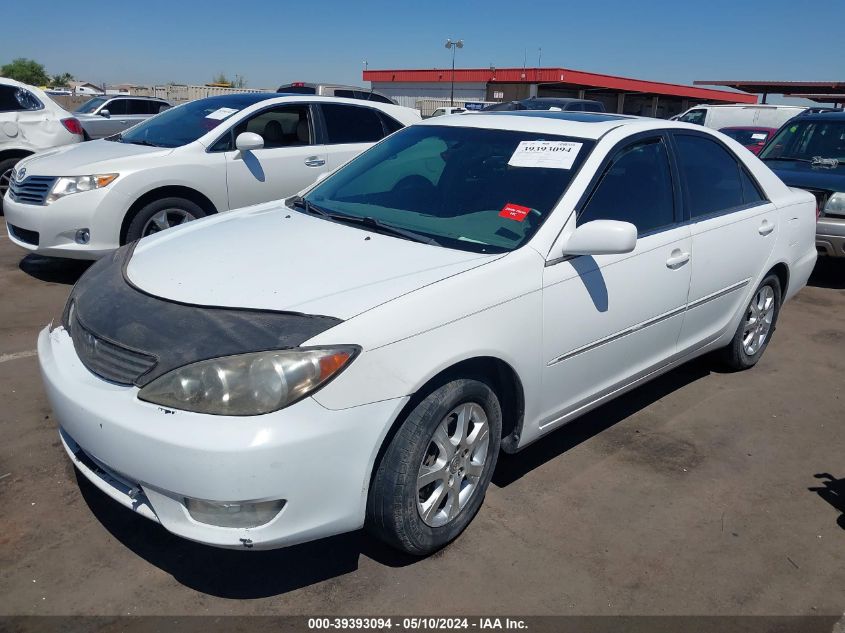 2005 Toyota Camry Xle V6 VIN: 4T1BF30K85U089435 Lot: 39393094