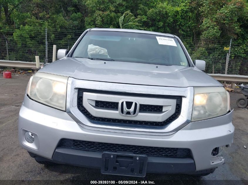 2011 Honda Pilot Ex-L VIN: 5FNYF4H52BB055515 Lot: 39393100