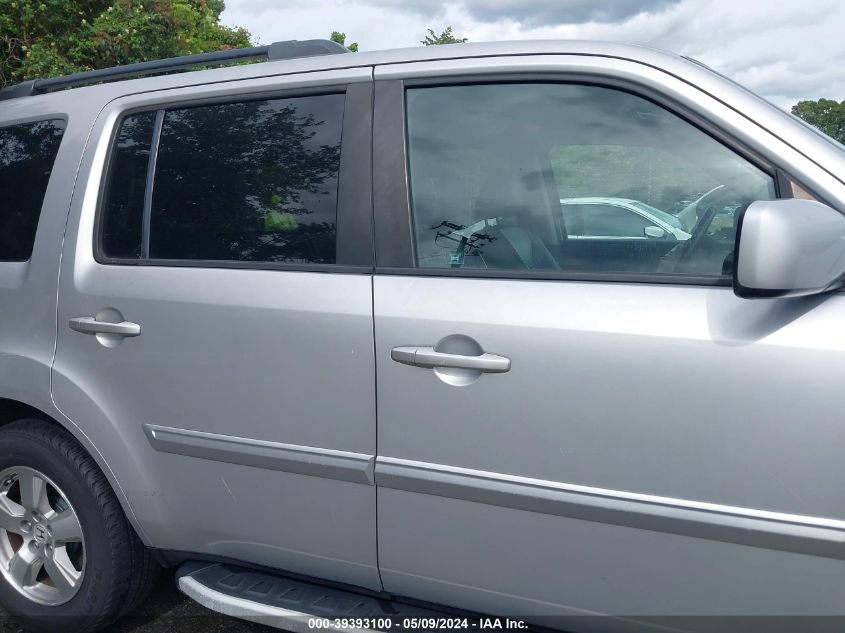 2011 Honda Pilot Ex-L VIN: 5FNYF4H52BB055515 Lot: 39393100