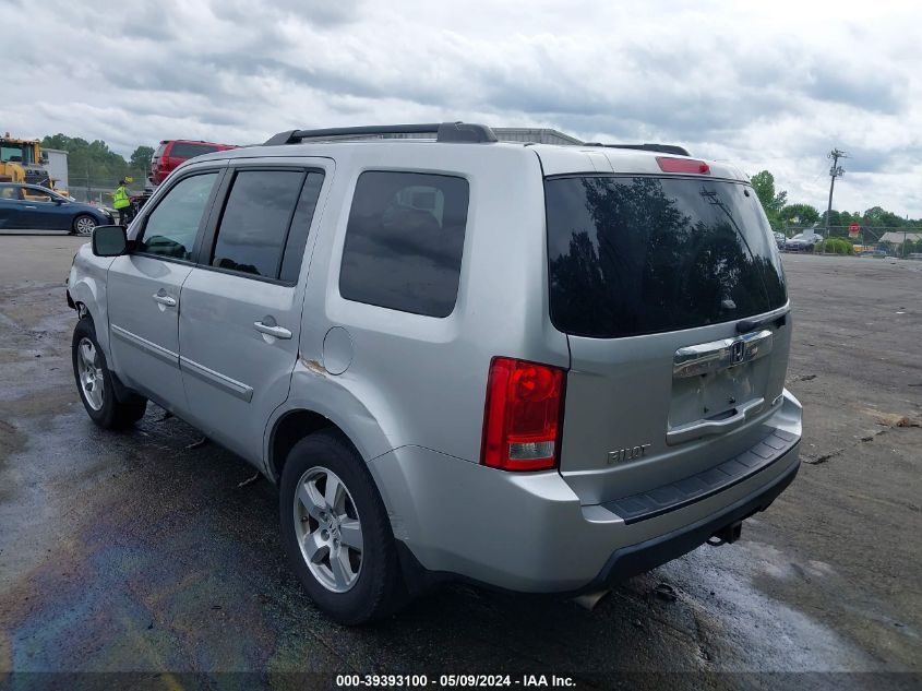 2011 Honda Pilot Ex-L VIN: 5FNYF4H52BB055515 Lot: 39393100