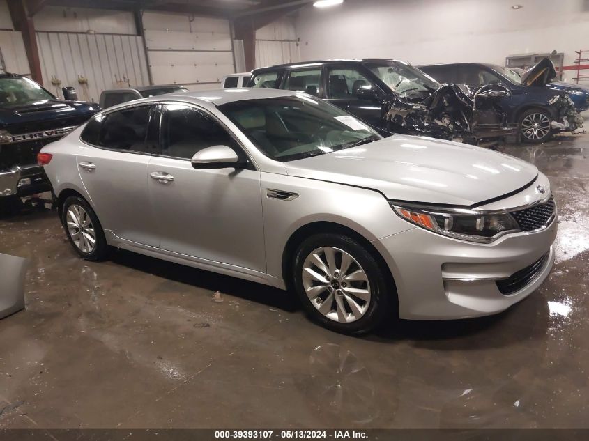 2016 Kia Optima Ex VIN: 5XXGU4L39GG072923 Lot: 39393107