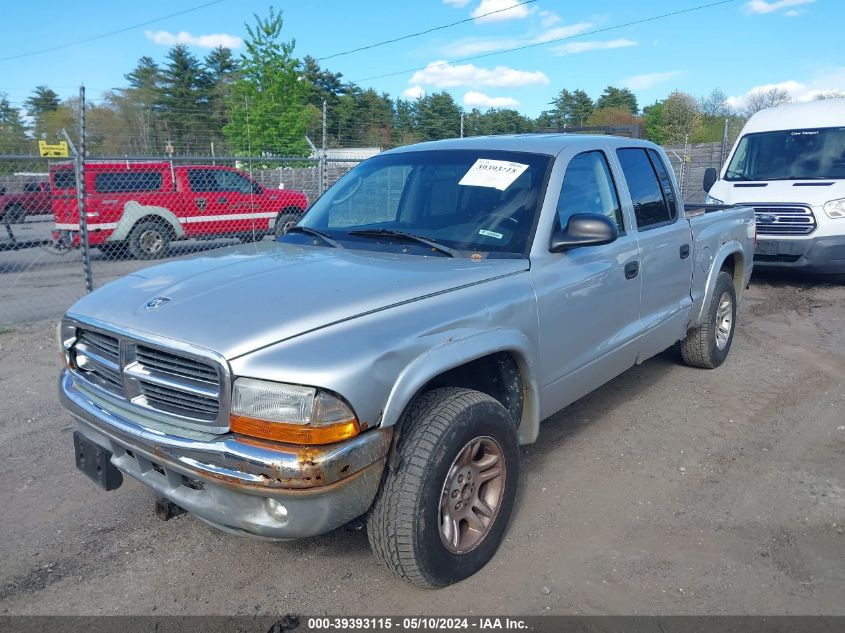 2003 Dodge Dakota Slt VIN: 1D7HG48N33S359296 Lot: 39393115