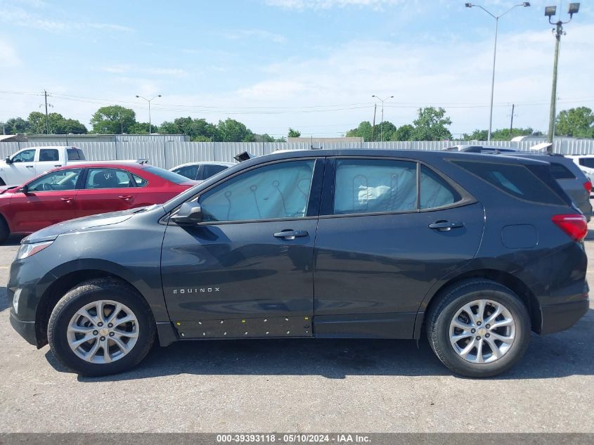 2018 Chevrolet Equinox Ls VIN: 2GNAXHEV9J6240604 Lot: 39393118