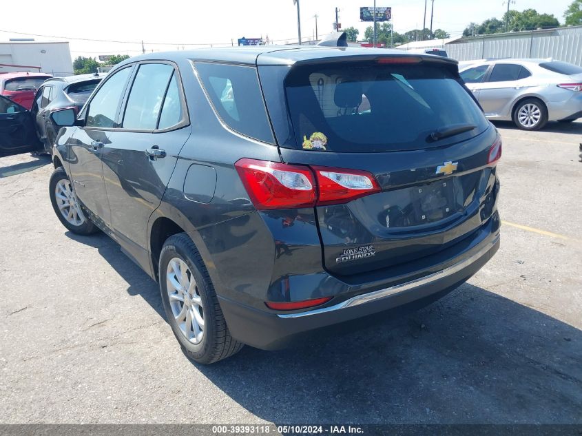 2018 Chevrolet Equinox Ls VIN: 2GNAXHEV9J6240604 Lot: 39393118