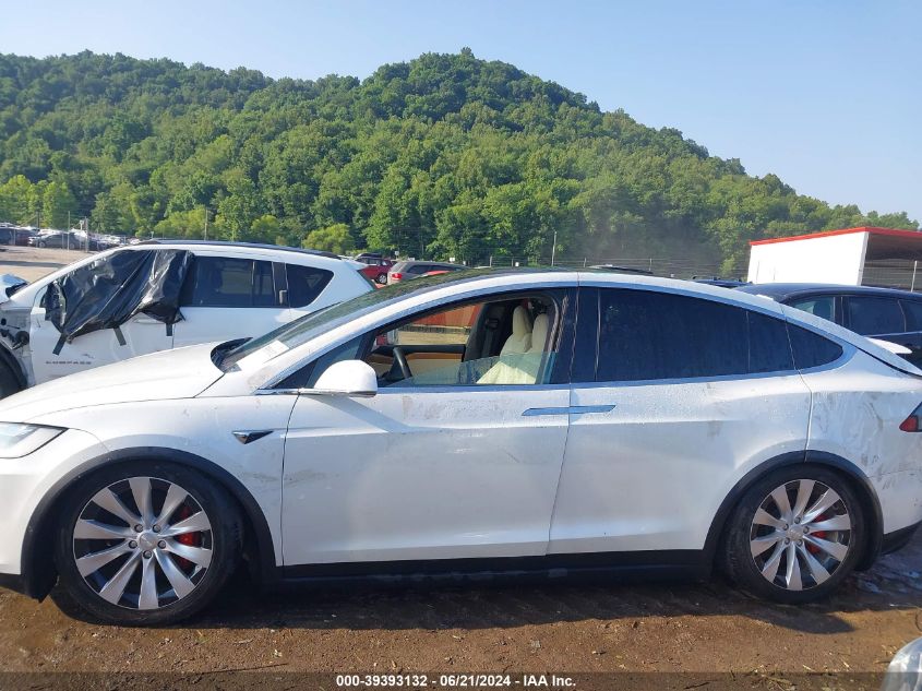 2020 Tesla Model X Performance Dual Motor All-Wheel Drive VIN: 5YJXCBE46LF229236 Lot: 39393132