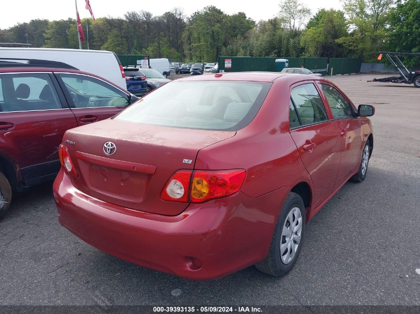 2010 Toyota Corolla Le VIN: 2T1BU4EE0AC223767 Lot: 39393135