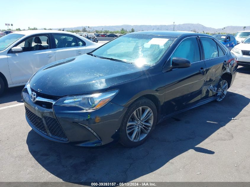 2016 Toyota Camry Se VIN: 4T1BF1FK7GU570419 Lot: 39393157