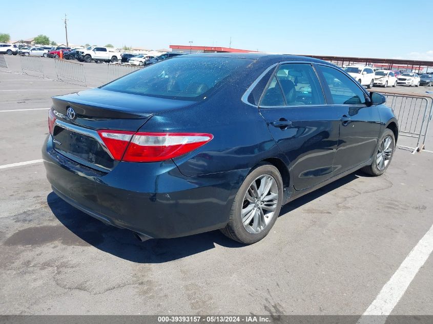 2016 Toyota Camry Se VIN: 4T1BF1FK7GU570419 Lot: 39393157