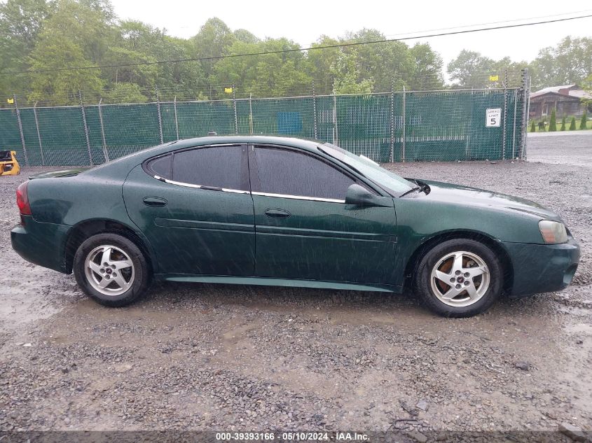 2004 Pontiac Grand Prix Gt2 VIN: 2G2WS522441131639 Lot: 39393166