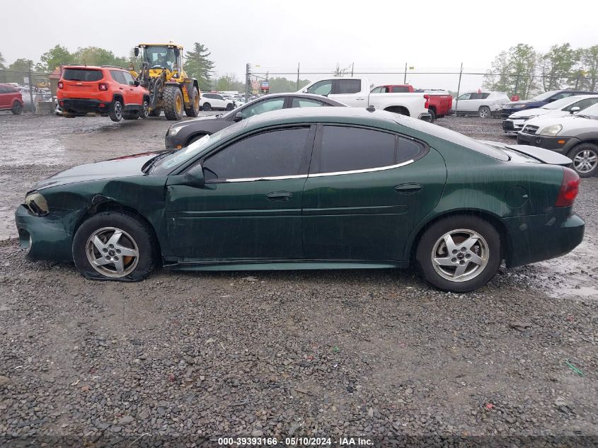 2004 Pontiac Grand Prix Gt2 VIN: 2G2WS522441131639 Lot: 39393166