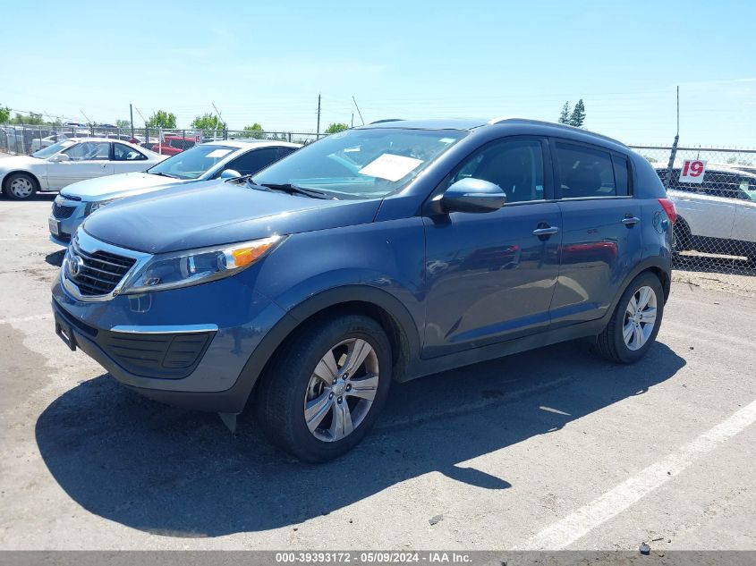 2013 Kia Sportage Lx VIN: KNDPB3A26D7413824 Lot: 39393172