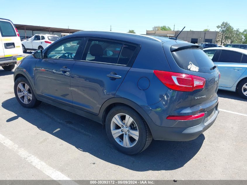 2013 Kia Sportage Lx VIN: KNDPB3A26D7413824 Lot: 39393172