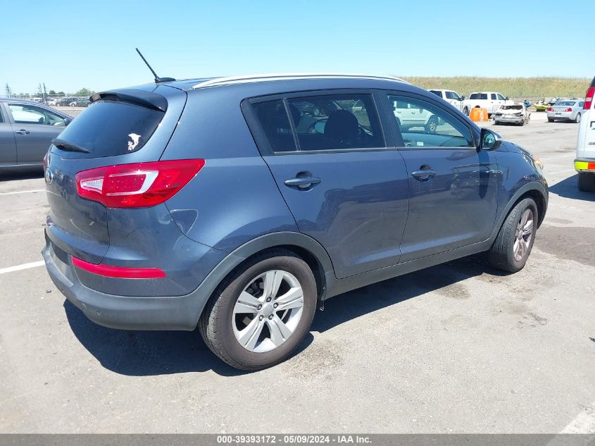 2013 Kia Sportage Lx VIN: KNDPB3A26D7413824 Lot: 39393172