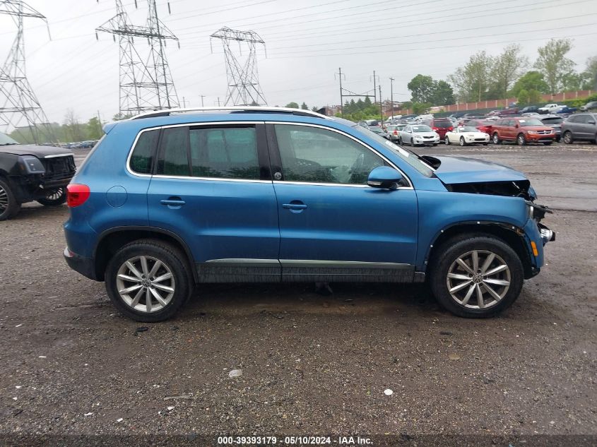 2017 Volkswagen Tiguan 2.0T Wolfsburg Edition VIN: WVGSV7AX6HK003138 Lot: 39393179