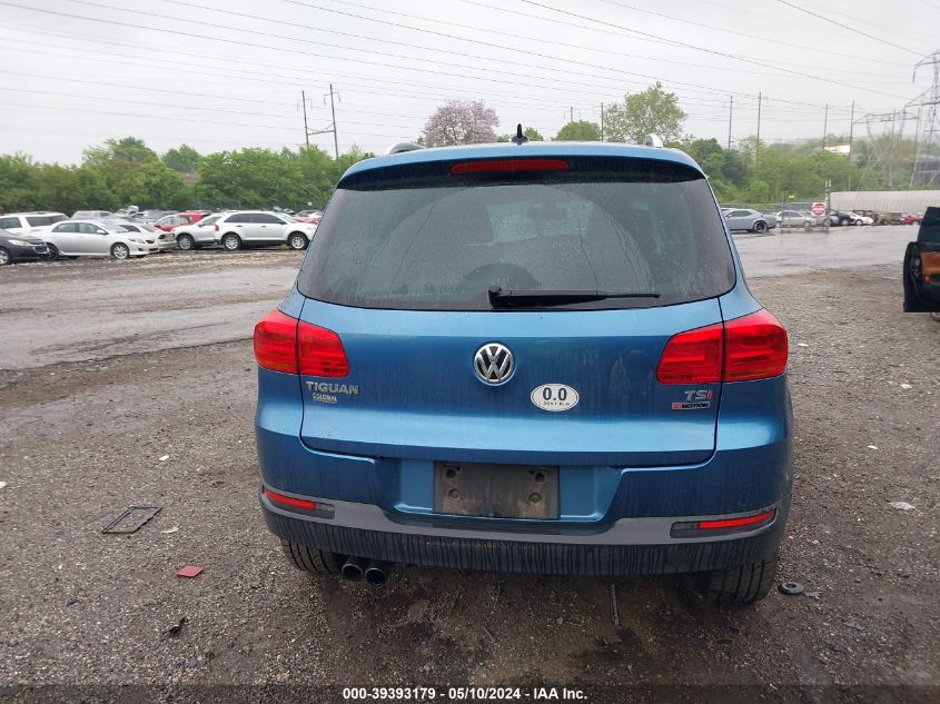 2017 Volkswagen Tiguan 2.0T Wolfsburg Edition VIN: WVGSV7AX6HK003138 Lot: 39393179