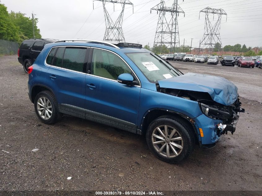 2017 Volkswagen Tiguan 2.0T Wolfsburg Edition VIN: WVGSV7AX6HK003138 Lot: 39393179