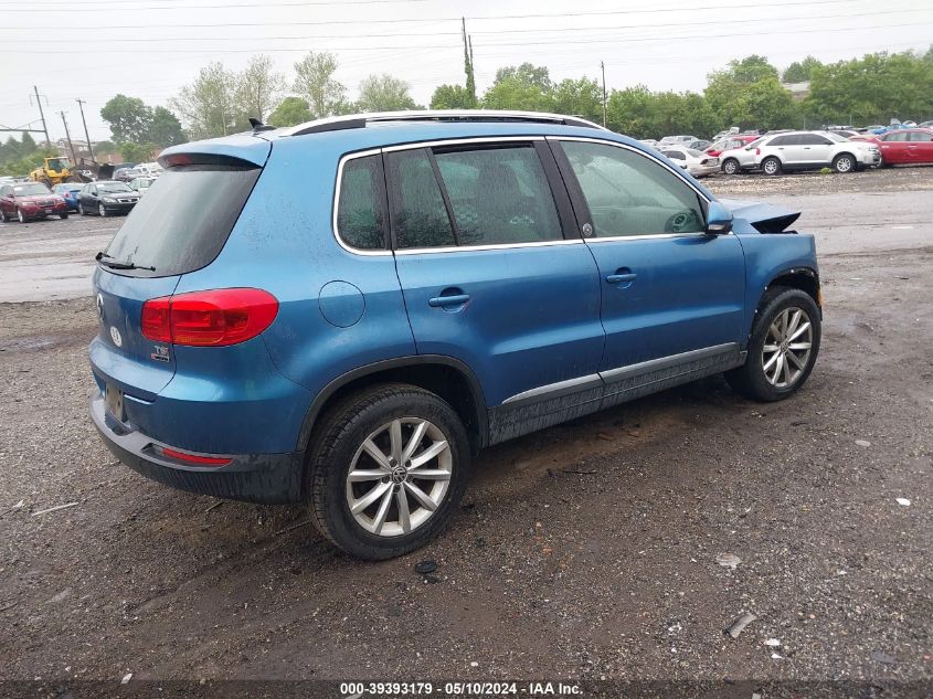 2017 Volkswagen Tiguan 2.0T Wolfsburg Edition VIN: WVGSV7AX6HK003138 Lot: 39393179