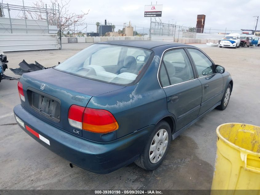 1998 Honda Civic Lx VIN: 2HGEJ6671WH512737 Lot: 39393198