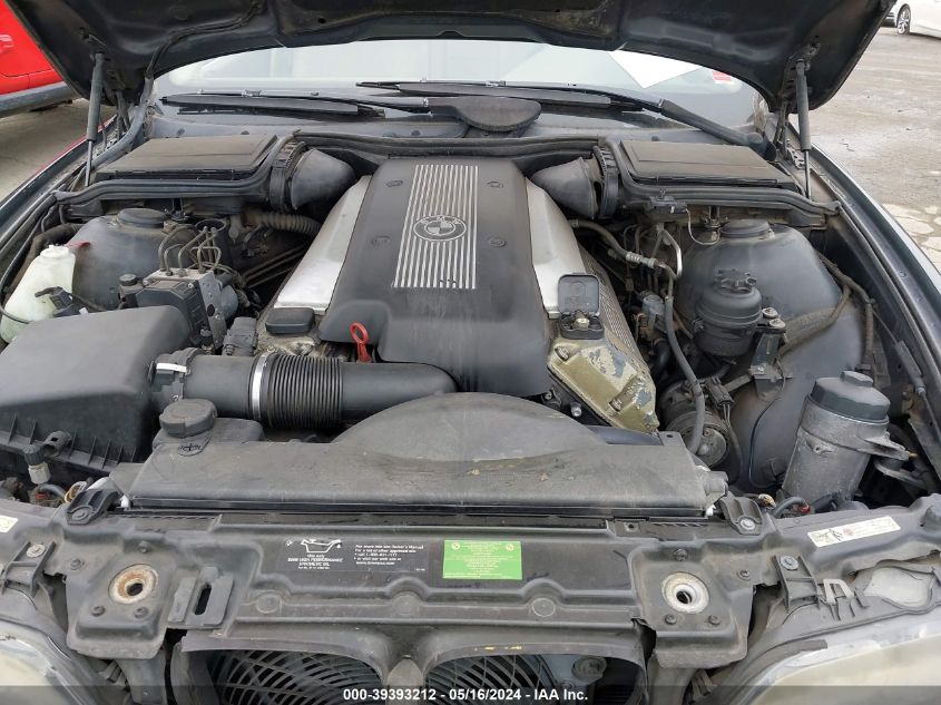 2003 BMW 540Ia VIN: WBADN63463GN87978 Lot: 39393212