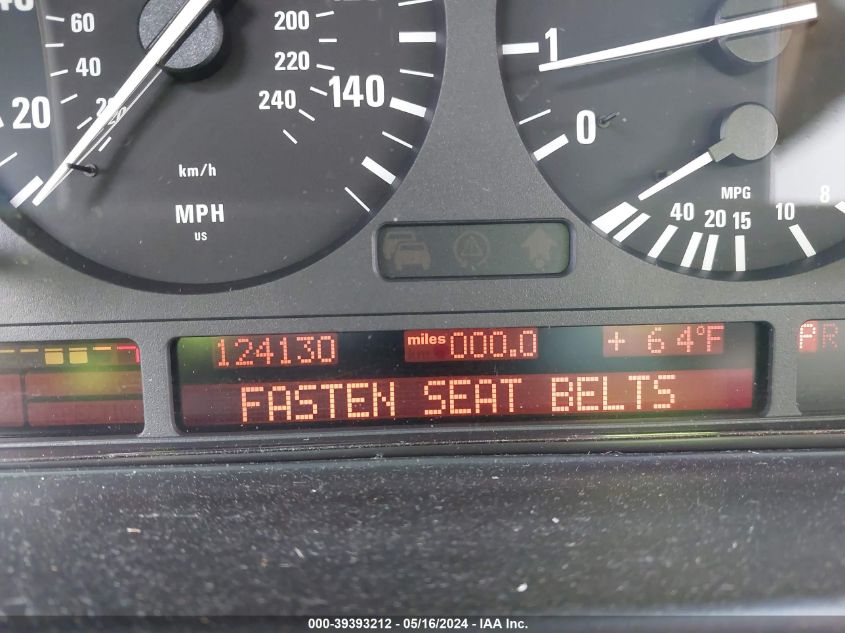 2003 BMW 540Ia VIN: WBADN63463GN87978 Lot: 39393212