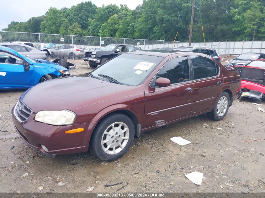 2000 Nissan Maxima Gle/Gxe/Se VIN: JN1CA31D2YT506228 Lot: 39393213