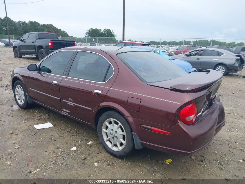 2000 Nissan Maxima Gle/Gxe/Se VIN: JN1CA31D2YT506228 Lot: 39393213