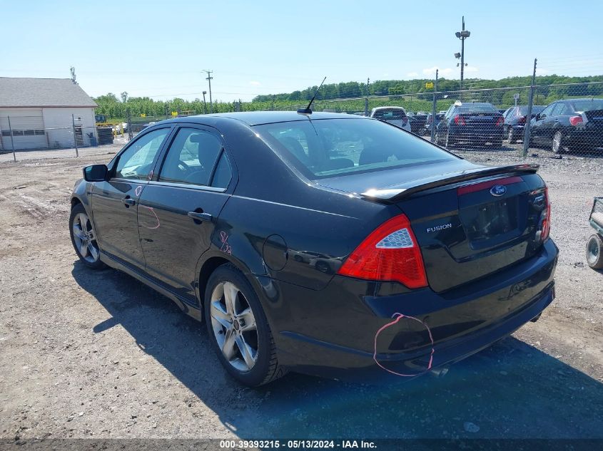 2010 Ford Fusion Sport VIN: 3FAHP0KC4AR169113 Lot: 39393215