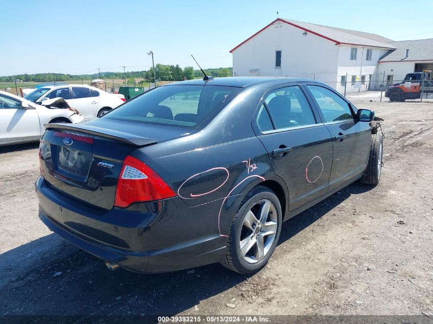 2010 Ford Fusion Sport VIN: 3FAHP0KC4AR169113 Lot: 39393215