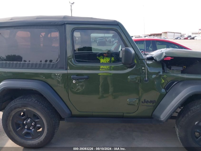 2021 Jeep Wrangler Sport 4X4 VIN: 1C4HJXAG9MW691407 Lot: 40585494