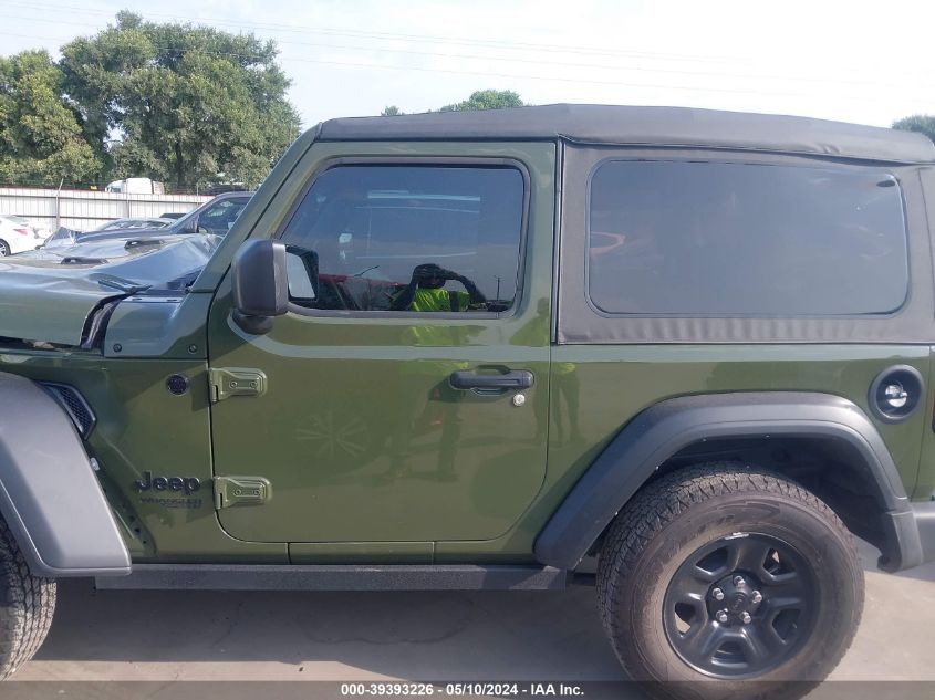 2021 Jeep Wrangler Sport 4X4 VIN: 1C4HJXAG9MW691407 Lot: 40585494