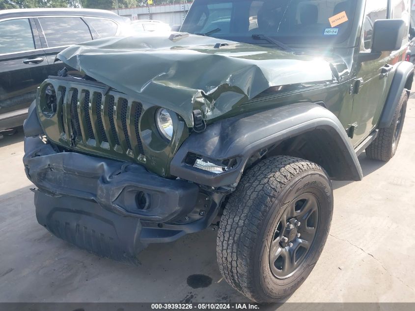 1C4HJXAG9MW691407 2021 Jeep Wrangler Sport 4X4