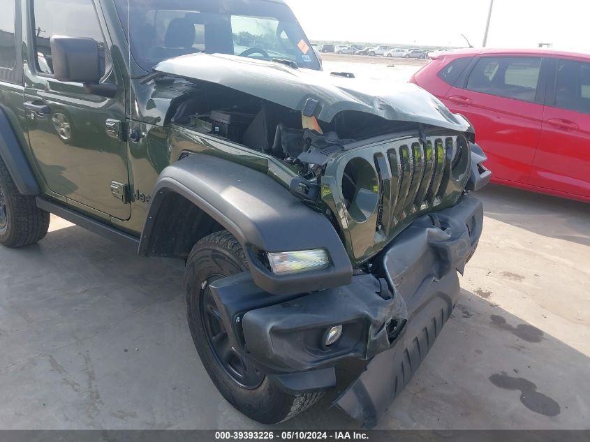 1C4HJXAG9MW691407 2021 Jeep Wrangler Sport 4X4