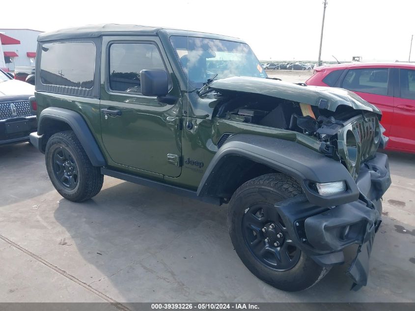 1C4HJXAG9MW691407 2021 Jeep Wrangler Sport 4X4