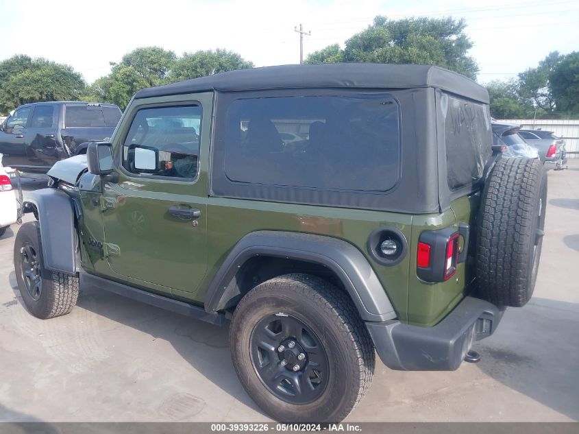 2021 Jeep Wrangler Sport 4X4 VIN: 1C4HJXAG9MW691407 Lot: 40585494