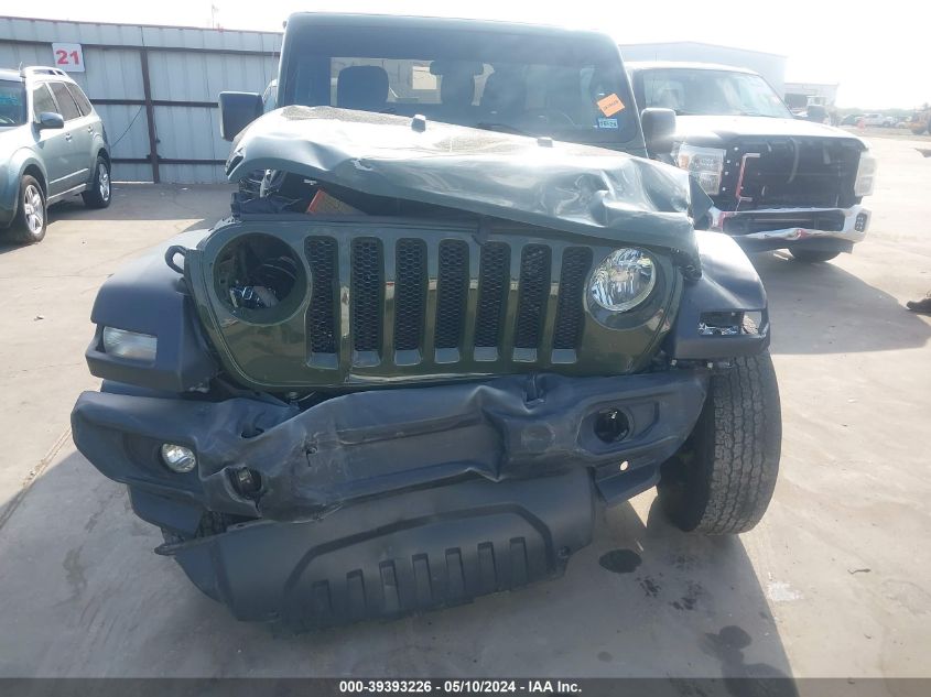 2021 Jeep Wrangler Sport 4X4 VIN: 1C4HJXAG9MW691407 Lot: 40585494