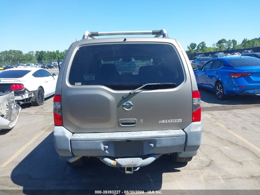 2004 Nissan Xterra Xe VIN: 5N1ED28T64C653162 Lot: 39393227