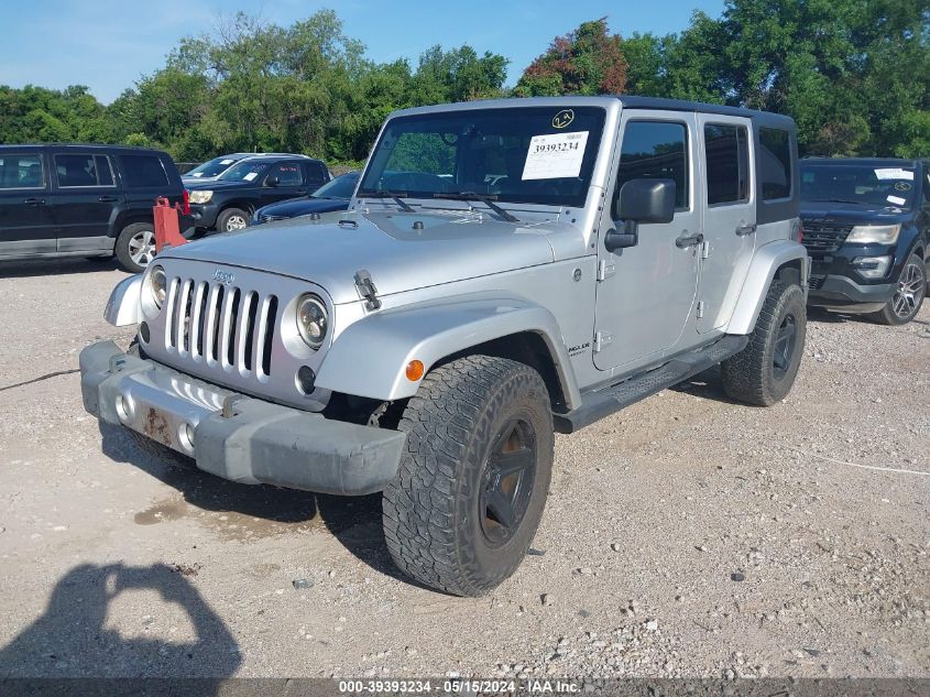 2008 Jeep Wrangler Unlimited Sahara VIN: 1J4GA591X8L601862 Lot: 39393234