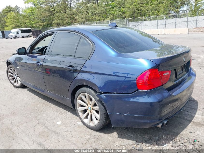 2011 BMW 328I xDrive VIN: WBAPK5C59BA661257 Lot: 39393245