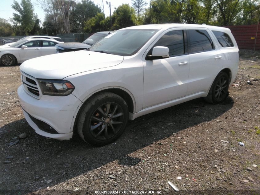 2014 Dodge Durango R/T VIN: 1C4SDJCT9EC576619 Lot: 39393247