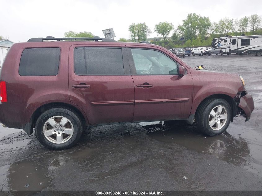 2011 Honda Pilot Ex-L VIN: 5FNYF4H56BB030830 Lot: 39393248